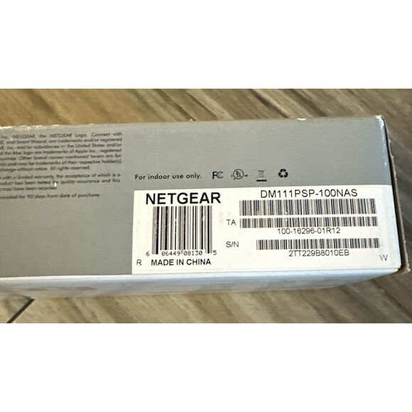 Broadband  NETGEAR DM111PSP-100NAS Wired Single Ethernet Port ADSL2 Plus Modem - Picture 4 of 6